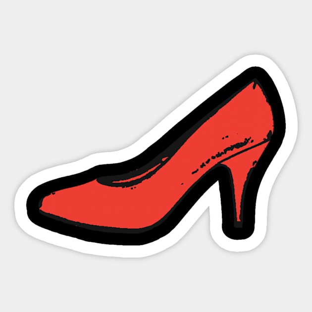 High Heel Shoe Sticker by DogfordStudios